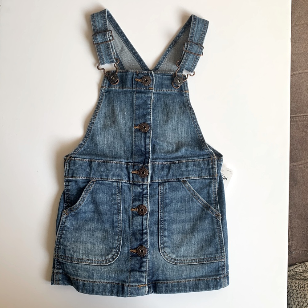 Oshkosh so cute overalls dress size 2t
